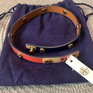 Tory Burch Wrap Around Leather Bracelet